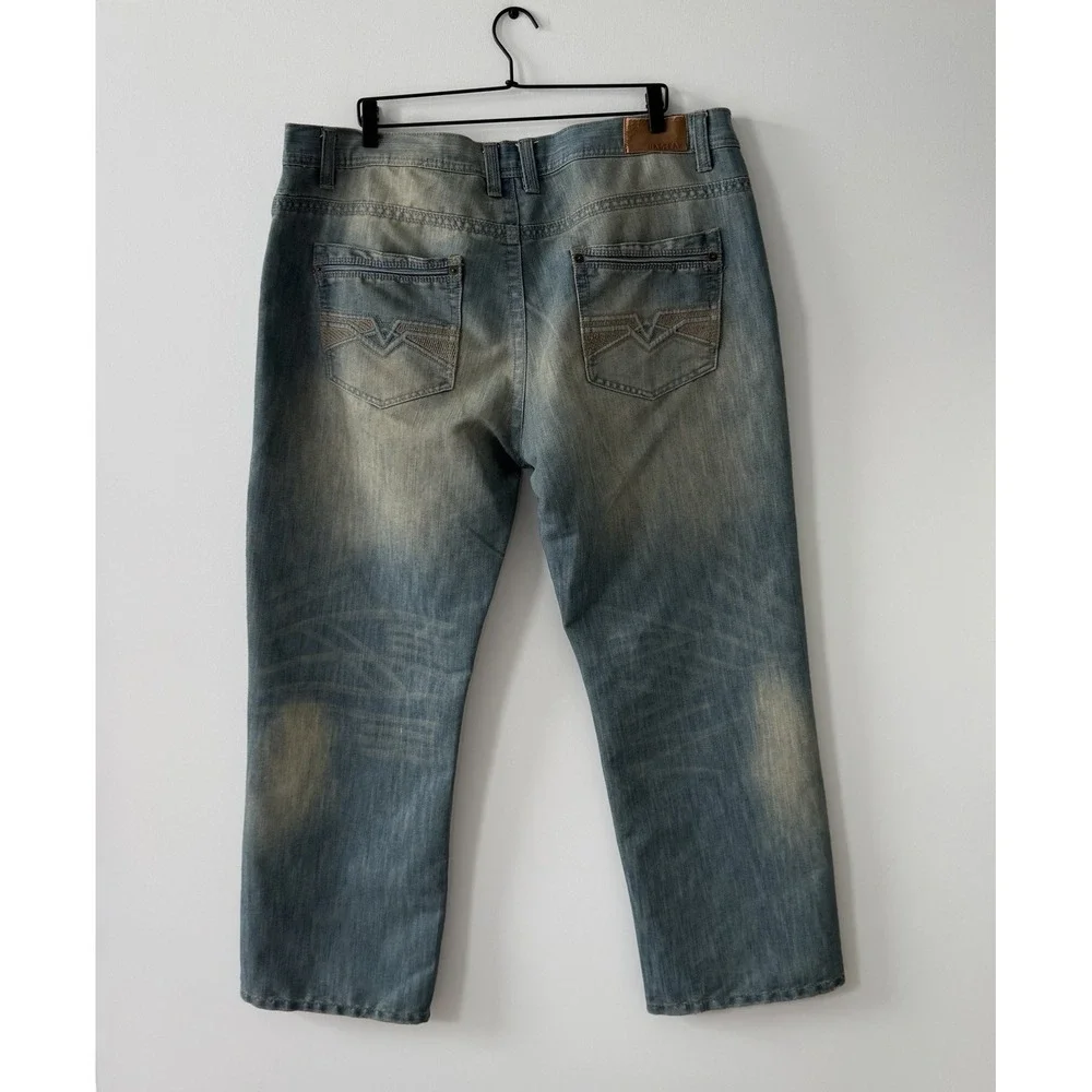 Halifax Jeans Mens 44x32 Vintage Y2K Faded Baggy Hip Hop